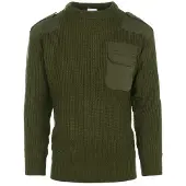 101 Inc Fostex Nato Pullover (Färg: Oliv, Storlek: Small)