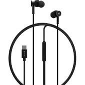 Devia M1 Metall trådbundna USB-C hörlurar - Svart