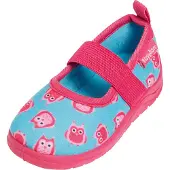 Playshoes Innesko 'Eulen' turkos / rosa
