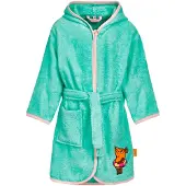 Playshoes Badrock 'DIE MAUS SCHWIMM' turkos / mörkbrun / mörkorange / rosé