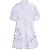 Tommy Hilfiger Ww0ww50546 Kortärmad Midi-klänning