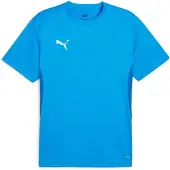Puma Tränings T-Shirt teamGOAL - Electric Blue Lemonade/White, storlek Large