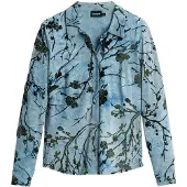 Desigual Blus blå / mörkgrön / svart