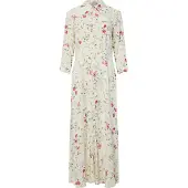 Y.A.S Savanna Long Shirt Långklänning Med 3/4 ärm