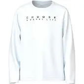 Name it T-shirt 'NKMNESTOR' grå / svart / vit