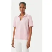 Tommy Hilfiger Relaxed Fit Open Placket Pique Polo Shirt