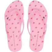 Tommy Hilfiger Repeat Logo Platform Flip Flops