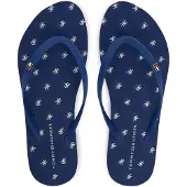Tommy Hilfiger Repeat Logo Platform Flip Flops