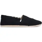 Toms Alpargata Classic Bomull Herr Svarta Espadrillos