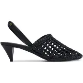 Tommy Hilfiger Woven Pointed Toe Slingback Heels