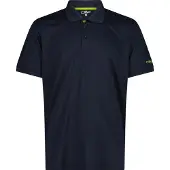 CMP 3t60077 Short Sleeve Polo Shirt Blå L Man