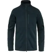 Fjällräven - Vandringskläder - Abisko Lite Fleece Jacket M Dark Navy för Unisex - Storlek L - Marinblå