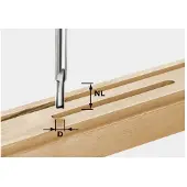 Festool 490955 Notfräs Längd 55 mm Mått - Diameter Ø 6 mm Effektiv längd 14 mm Skaft-Ø 8 mm
