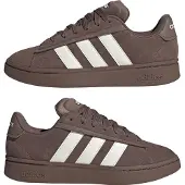 Adidas Låg sneaker 'GRAND COURT ALPHA 00s' brunmelerad / vit