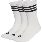 Adidas 3-stripes Cushioned Sportswear Crew Strumpor 3-pack, storlek 46-48
