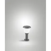 FABAS LUCE Pollare Thiago, dimbar, Svart, Aluminium / grå / zink, Modern, Utomhuslampa