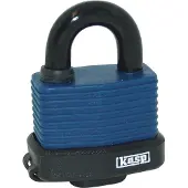 Kasp K13545D Hänglås 63 mm Ny låsning Blå Nyckel