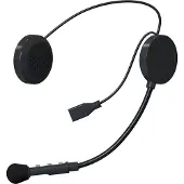INF Motorcykelhjälm Headset Bluetooth 5.2 Black