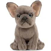 Living Nature Gosedjur - 18x8 cm - Fransk Bulldog Valp - Brun - - One Size - Gosedjur
