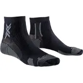 X-socks - Trail running kläder - Run Perform Ankle Black/Charcoal för Unisex - Storlek 35-38 - Svart