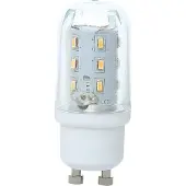 Globo transparent GU10 4W LED-lampa, varm/kall 10717