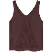 BOSS Knitted top with mixed structures
