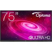 Optoma 1751RK, 190,5 cm (75), 350 cd/m², 1,07 miljarder färger, 3840 x 2160 pixlar, 4K Ultra HD, VA