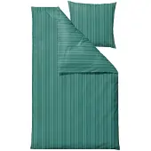 Södahl Sängkläder 140x220 cm - 100% damastvävd bomullssatin - Noble - Grön