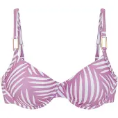 LASCANA Bikiniöverdel syrén / vit