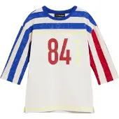 Desigual T-shirt blå / röd / vit