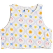 Desigual Topp 'Soles' ljusblå / guldgul / mörkröd / vit