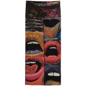 Desigual Kjol blå / brun / knallröd / svart