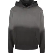 Urban Classics Sweatshirt 'Sun' mörkgrå / svart