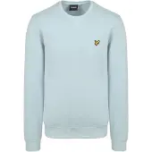 Lyle & Scott Sweatshirt Crewneck Opal Blå Ljusblå Storlek