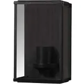 Segula Vägglampa utomhus Classic, dimbar, Svart, Rostfritt stål