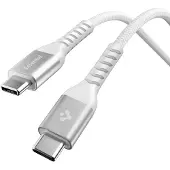 Spigen EB10010CCA Essential USB-C-kabel 1m, 100W - vit