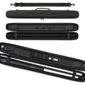 Powerglide Snooker Svartur 2 piece Cue Case
