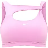 Nike Sportbehå 'One' magenta / vit