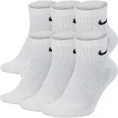 Nike 6-Pack Strumpor, vit