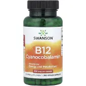 Swanson Health , Vitamin B12, 500 mcg, 260 kapslar