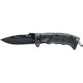 Walther design Micro PPQ 5.0769 Kniv outdoor med nyckelring Svart
