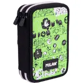 Milan Fylld Dubbeldäckare Pennfodral Tandem 2 Specialserie