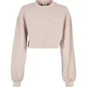 Urban Classics Cropped Small Embroidery Terry Tröja