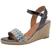 Tamaris Remsandal turkos / nattblå / silver / vit