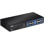 Trendnet TEG S16Dg - Switch - 16 x 10/100/1000 - skrivbordsmodell - TAA-kompatibel
