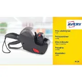 Avery Prismärkningsapparat PL1/8 Antal tryckrader: 1 Svart