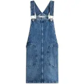 Tommy Hilfiger Back Star Flag Denim Dungaree Dress