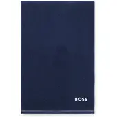 BOSS Cotton guest towel with contrast embroidered logo