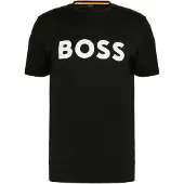Hugo Boss T-shirt 'Thinking 1' svart / vit