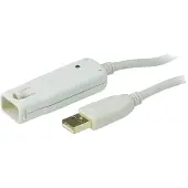 Aten aktiv USB 2.0 förlängningskabel, 12m